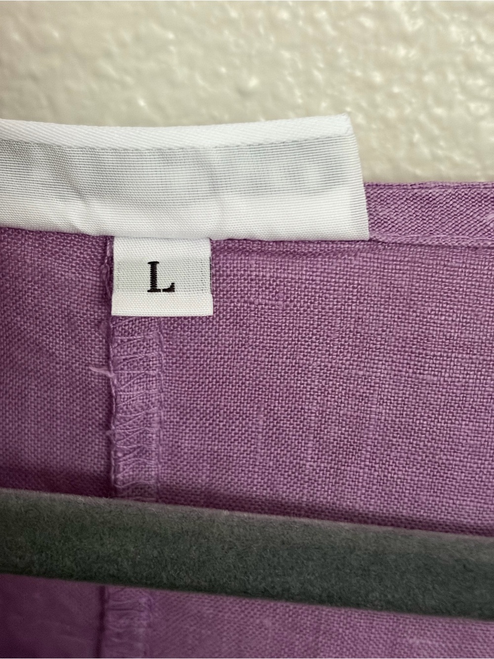 bryn Walker Lavender 100% Linen Top - Size L - Picture 2 of 6